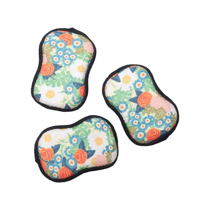 Once Again Home Co. Re:Usable Sponges (Set of 3) - Me Vintage Calico