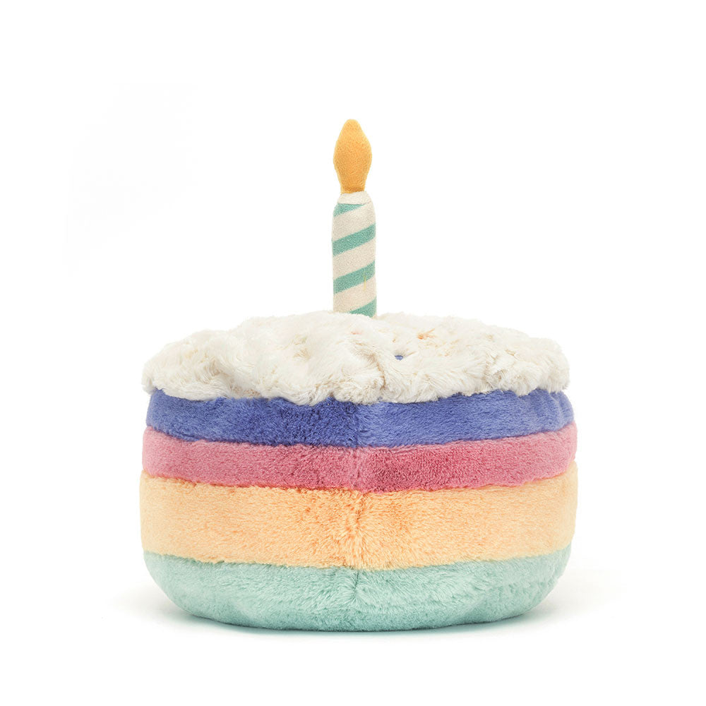 Jellycat Amuseables Rainbow Birthday Cake-Medium