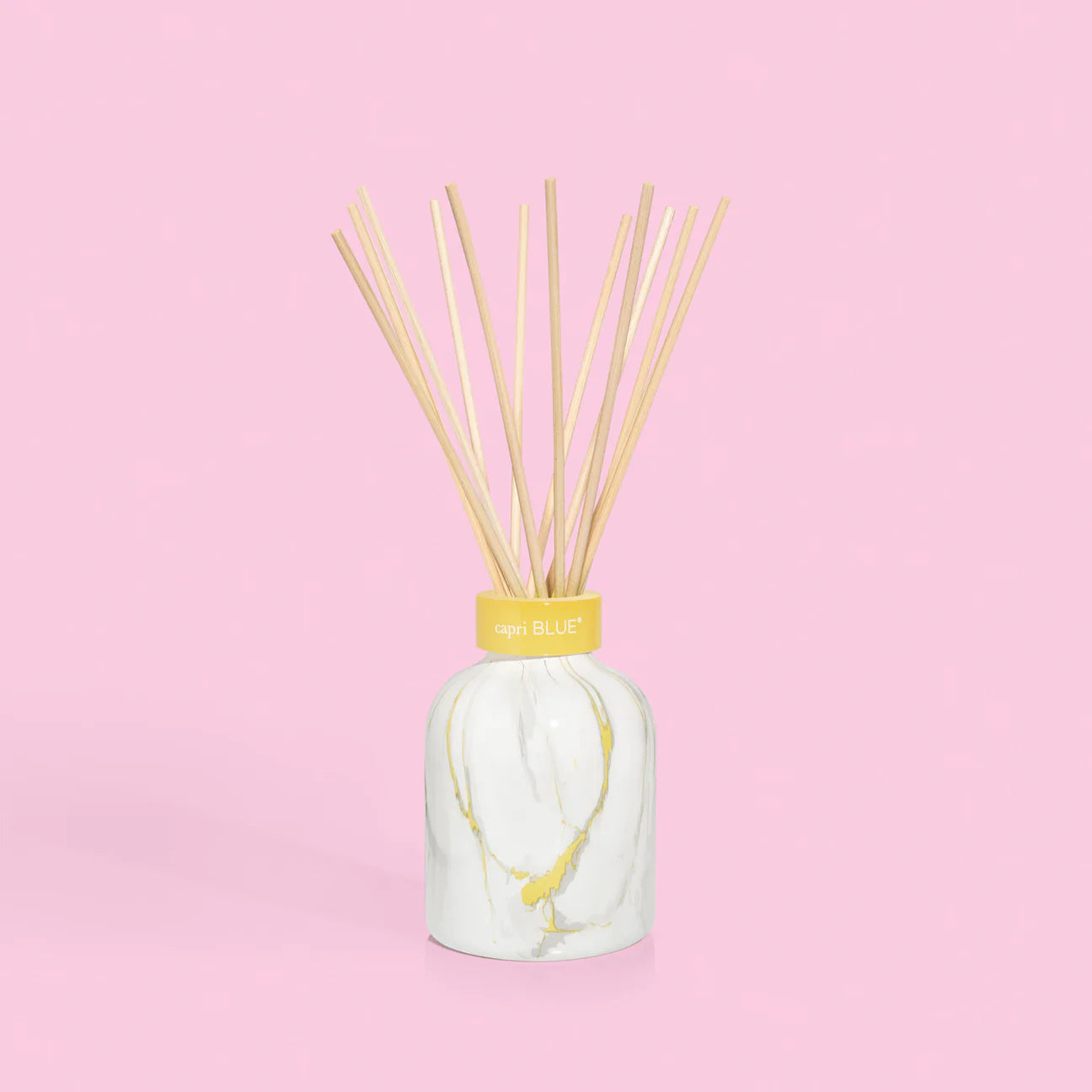 capri BLUE Pineapple Flower Modern Marble Petite Reed Diffuser, 5.7 fl oz