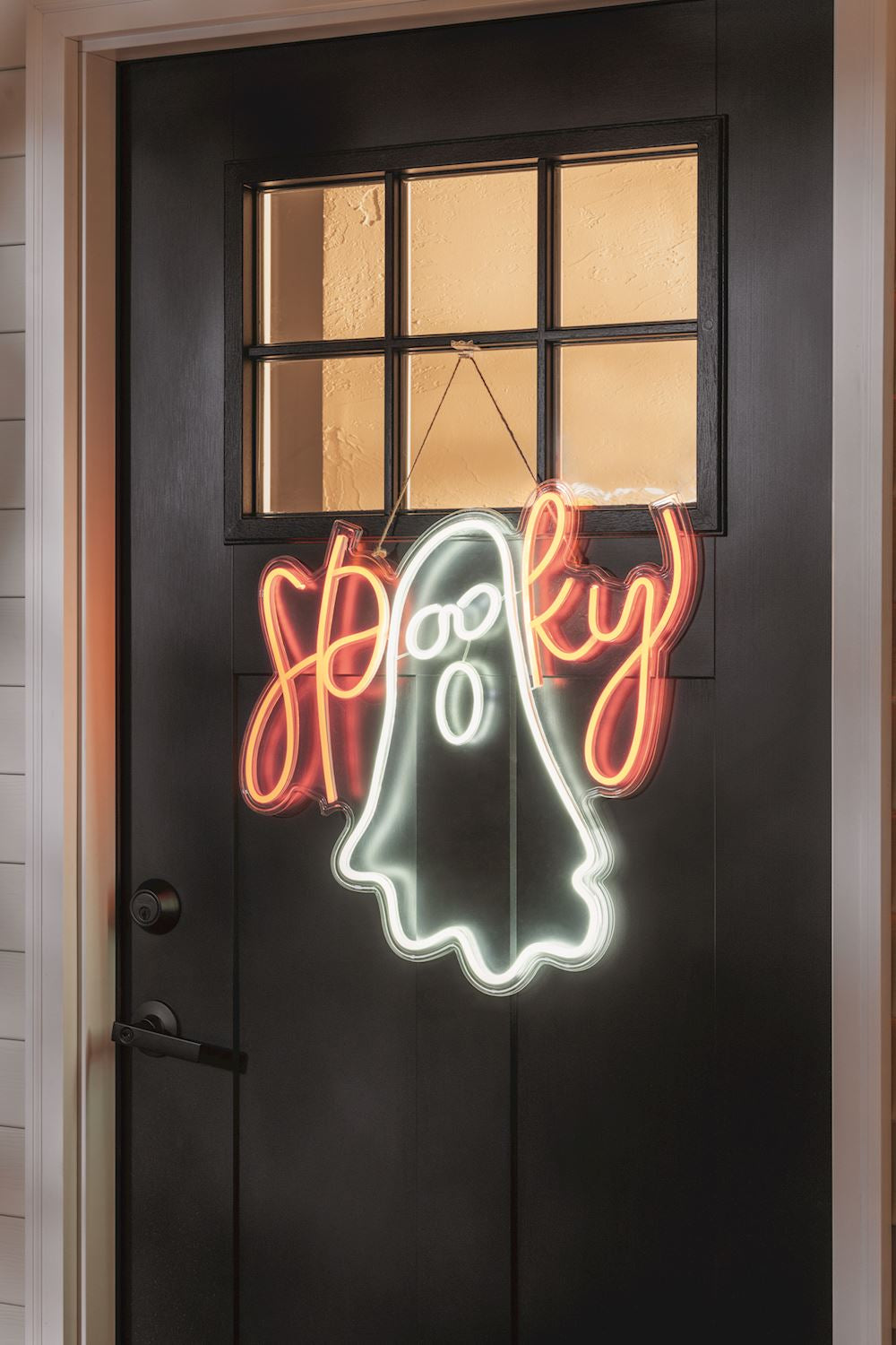MUD PIE NEON GHOST DOOR HANGER
