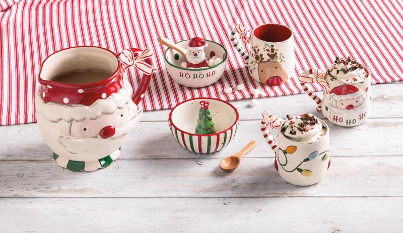 MUD PIE SANTA CANDY DISH