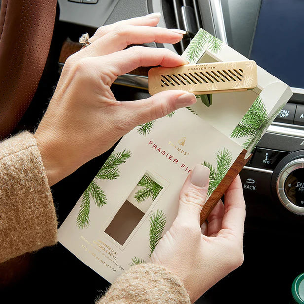 Thymes Frasier Fir Car Diffuser Kit