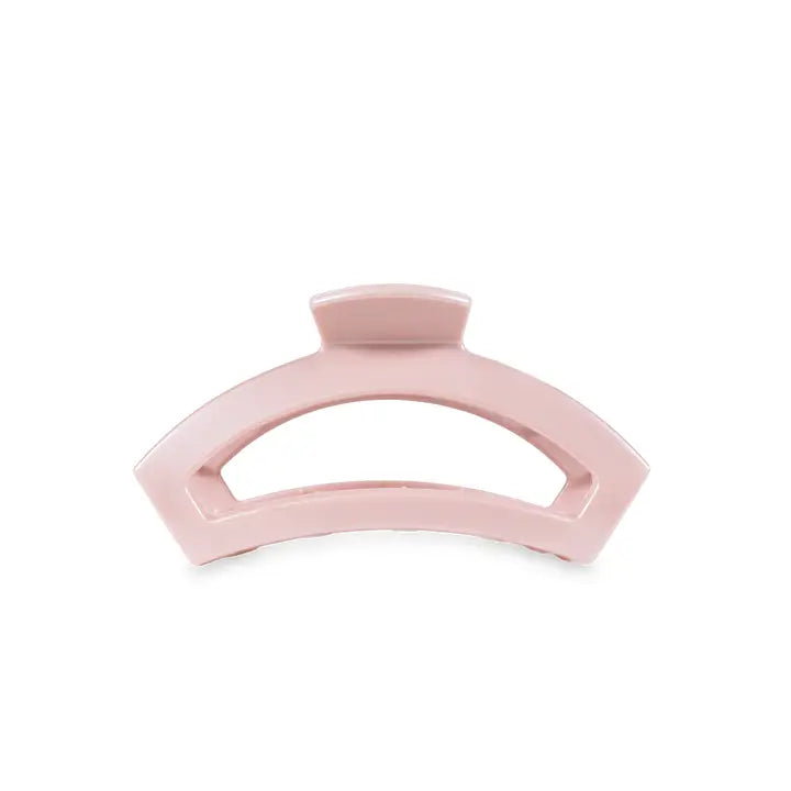 Teleties Open Hair Clip | Tiny | Pearly Pink