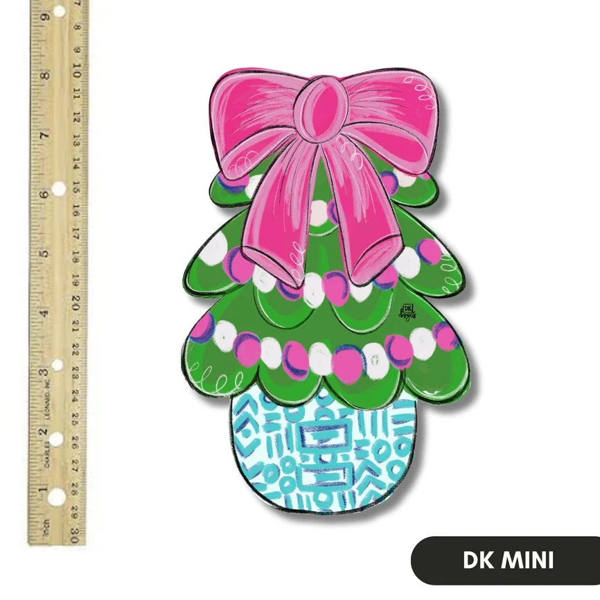 DK Designs Pink Bow Tree Mini