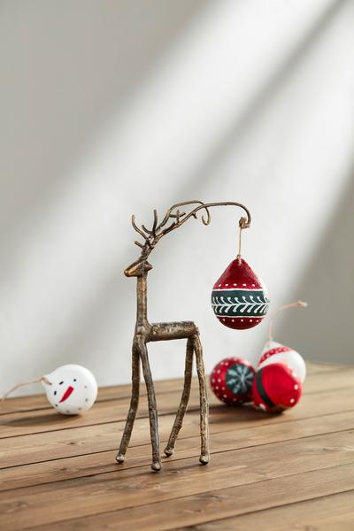 MUD PIE DEER ORNAMENT STAND