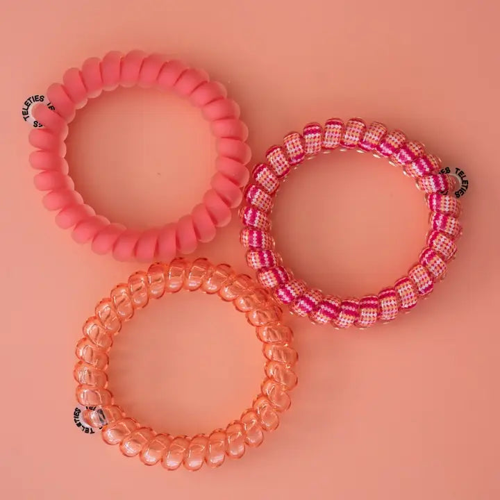 Teleties Spiral Hair Coils | Large | Dreamsicle