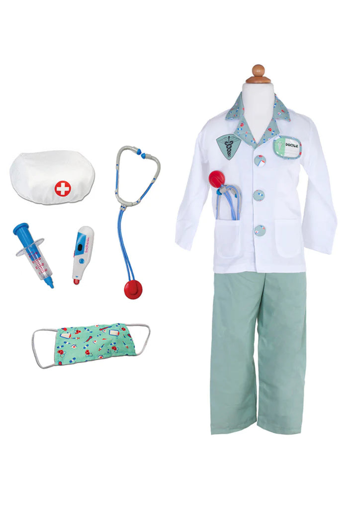 Great Pretenders Pink Doctor with Accessories Size 5-6