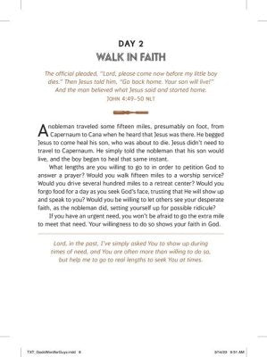 God's Word for Guys: 3 Minute Daily Devotions for Men