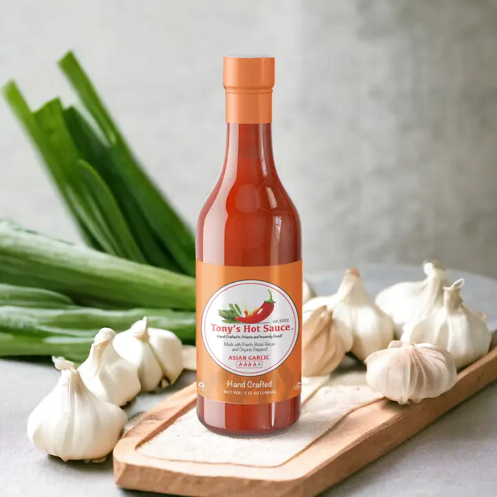 Tony's Handcrafted Hot Sauce-Asian Garlic