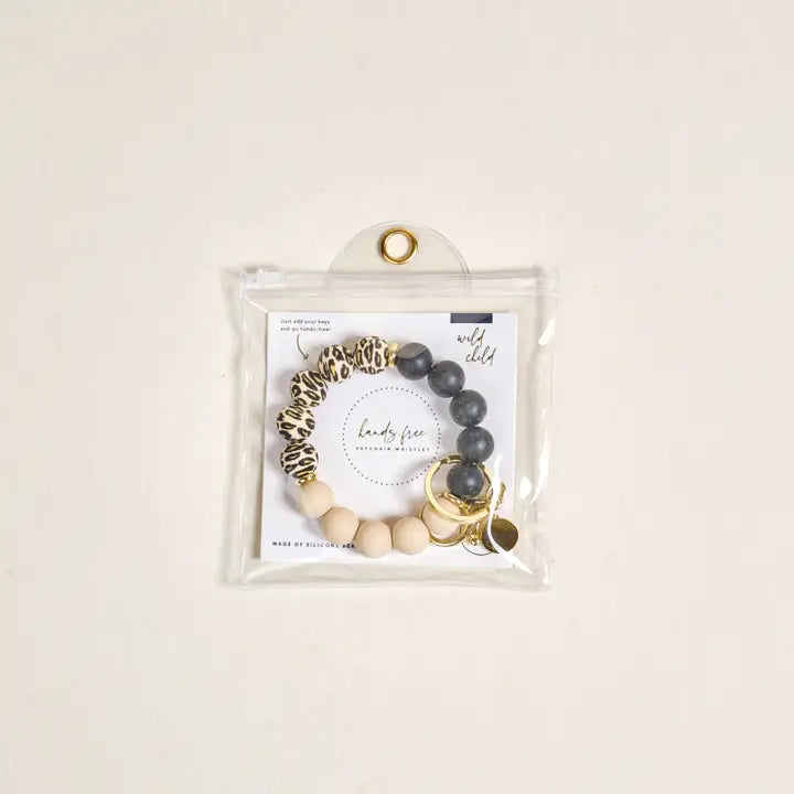 The Darling Effect Hands–Free Keychain Wristlet–Wild Child
