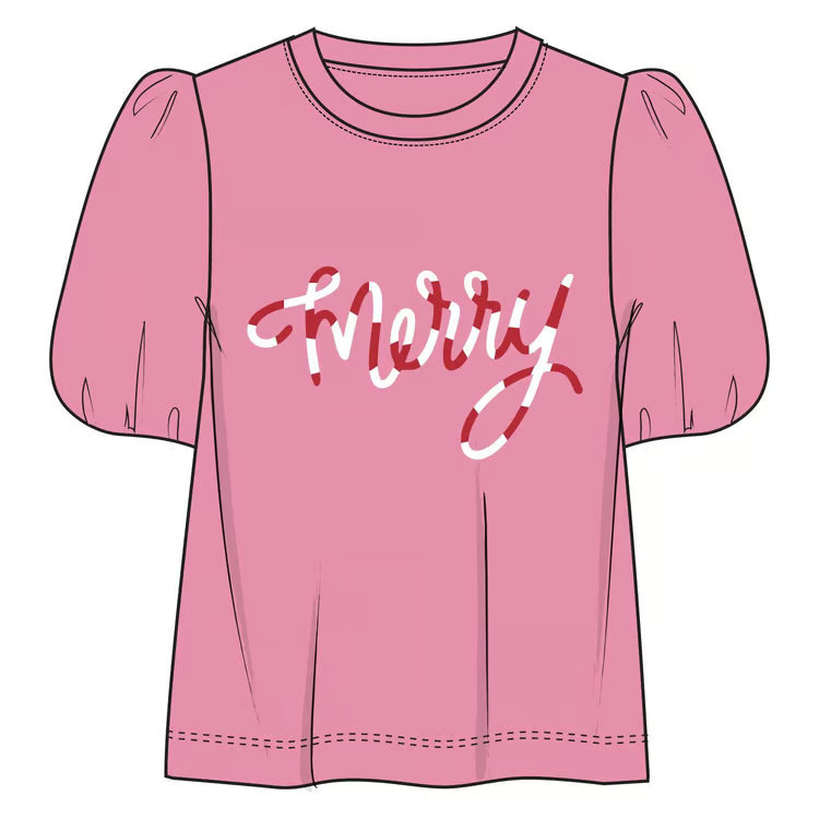 MARY SQUARE Top Tina Merry Corded