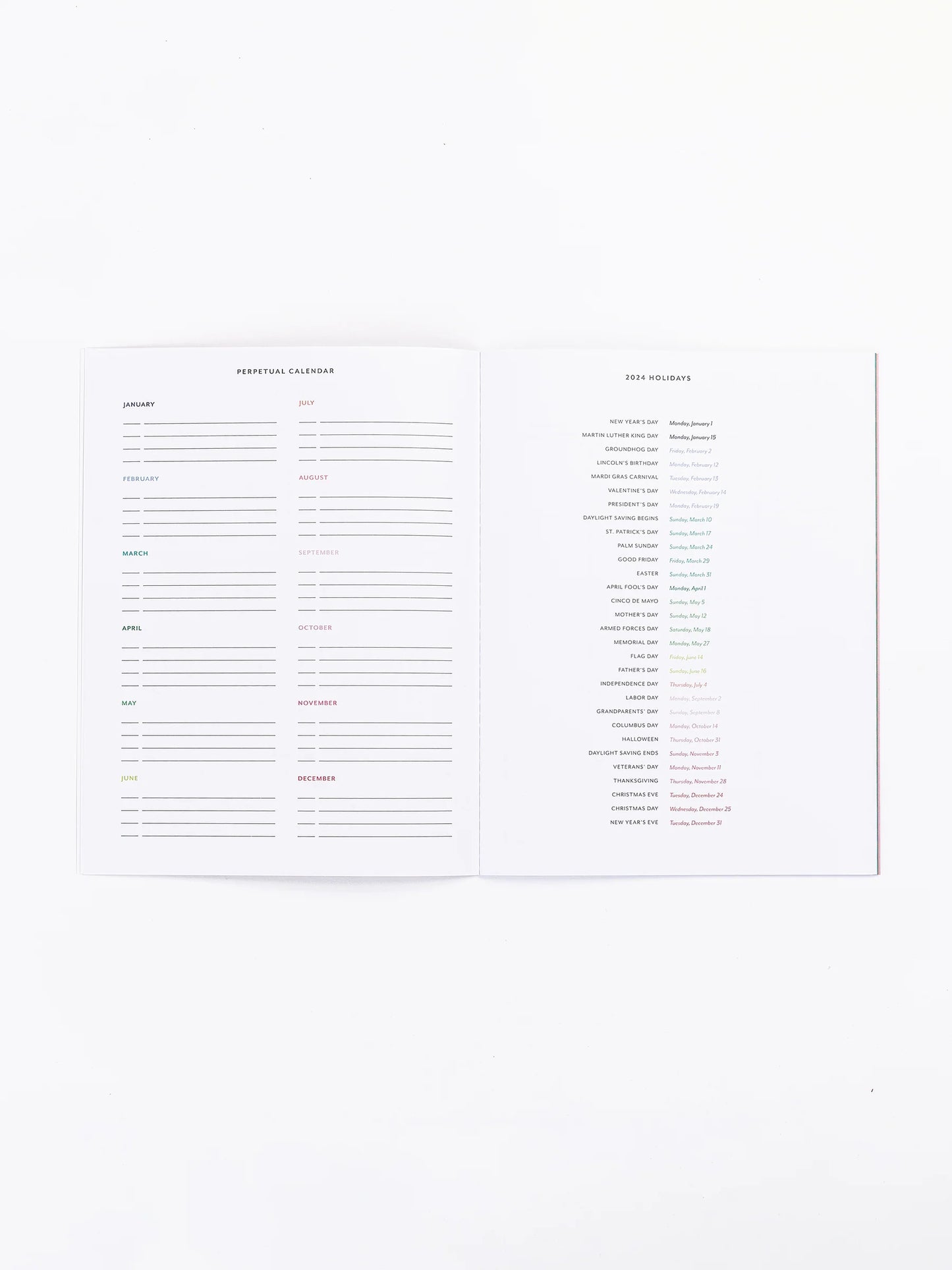So Darling 2024 Medium Monthly Planner | Bubble Over Blue