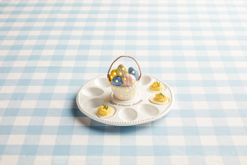 MUD PIE DEVILED EGG TRAY LIGHT-UP HOLDER