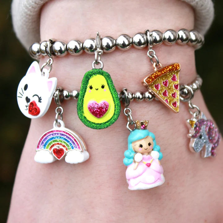 Charm It! 4mm Silver Bead Bracelet