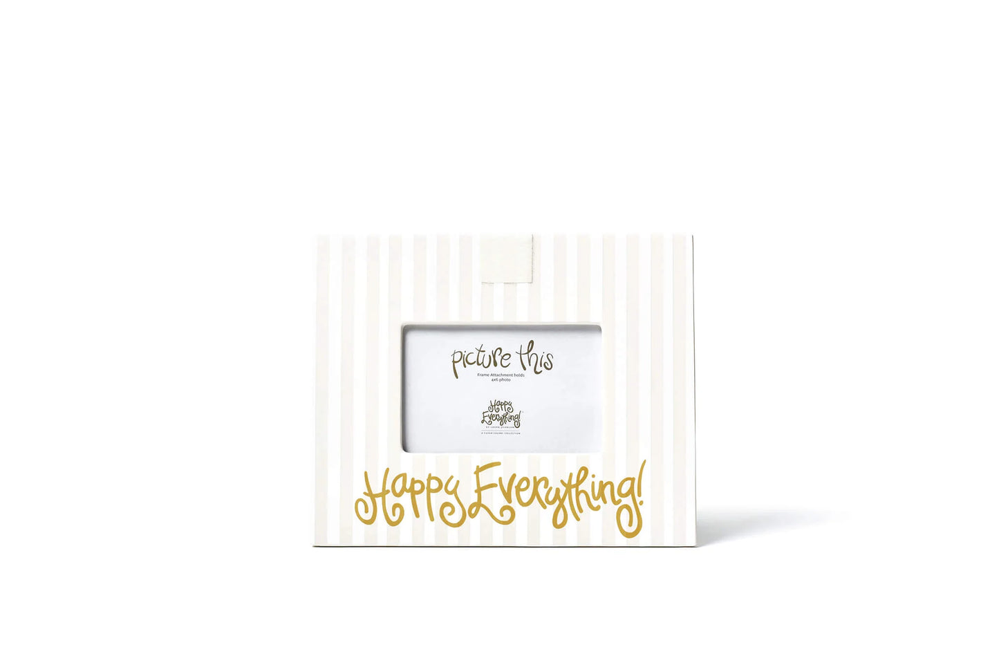 HAPPY EVERYTHING! WHITE STRIPE MINI HAPPY EVERYTHING! FRAME