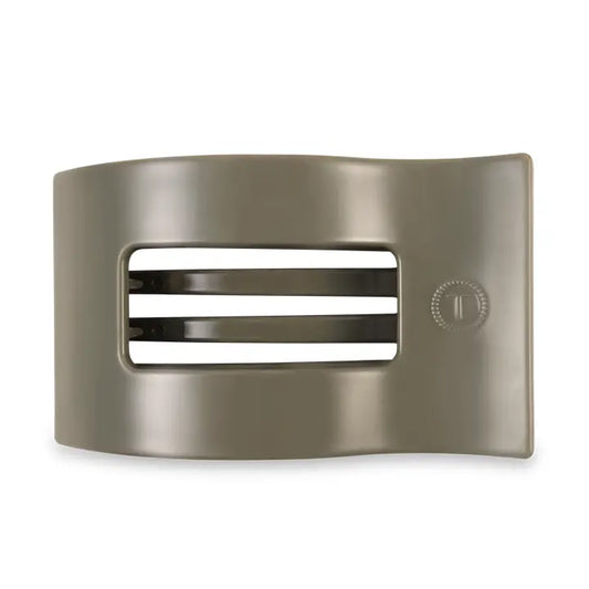 Teleties Flat Rectangle Hair Clip | Large | Sage It Ain't So