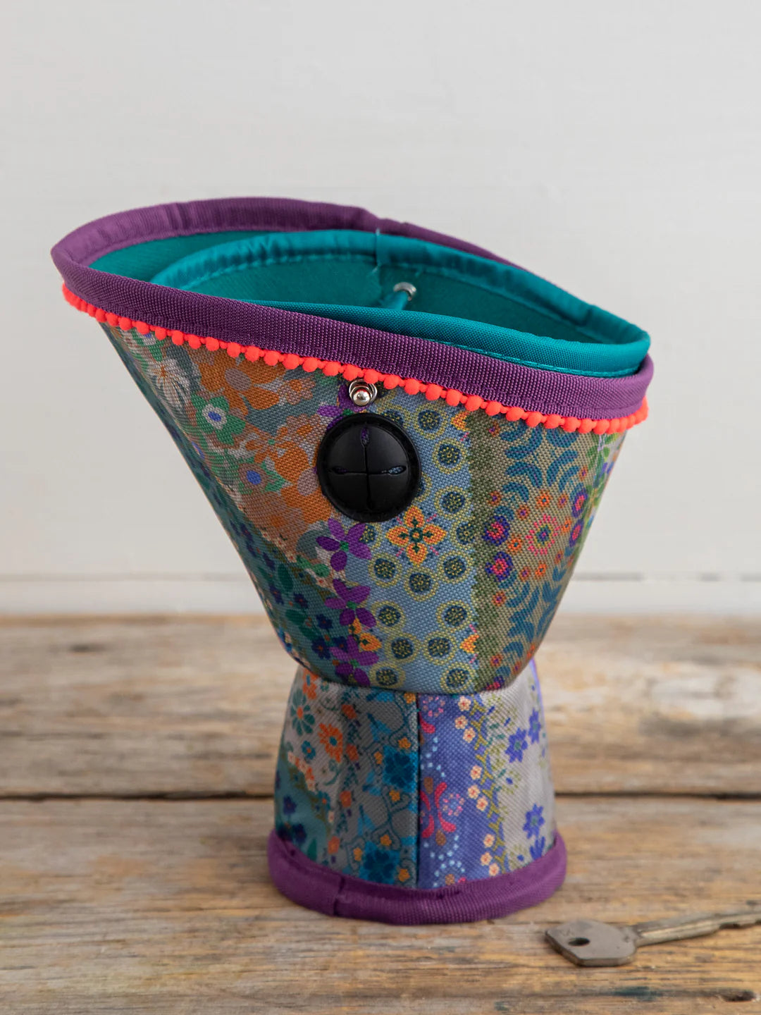 Natural Life Car Cup Holder Organizer-Vintage Patchwork