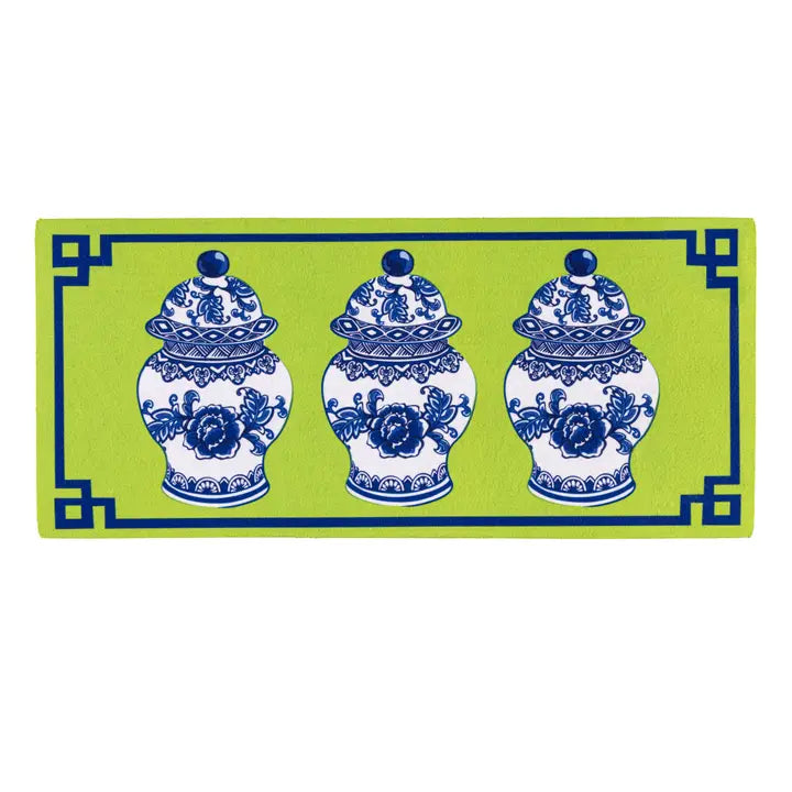 Evergreen Enterprises Chinoiserie Welcome Sassafras Switch Mat