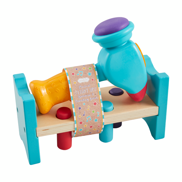 MUD PIE MUSICAL HAMMER AND BENCH