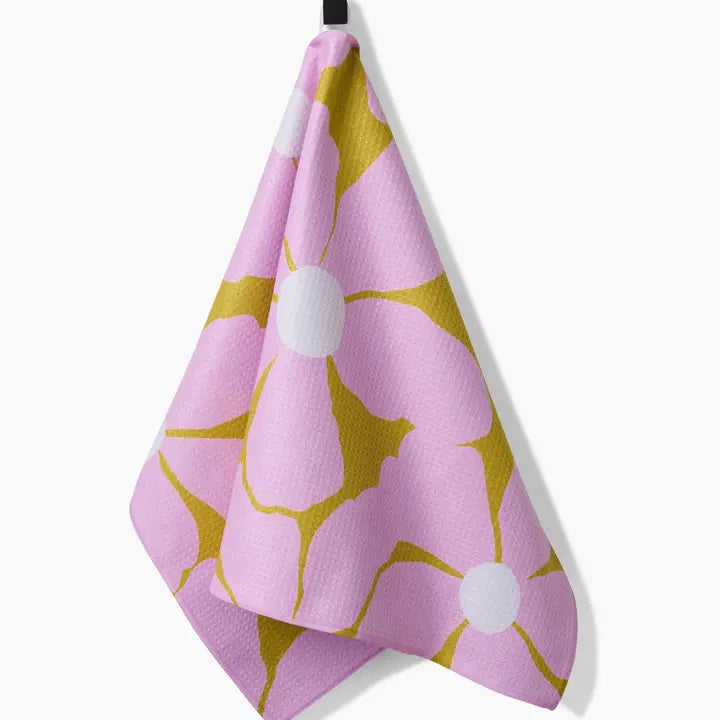Geometry Bloom Mom Tea Towel