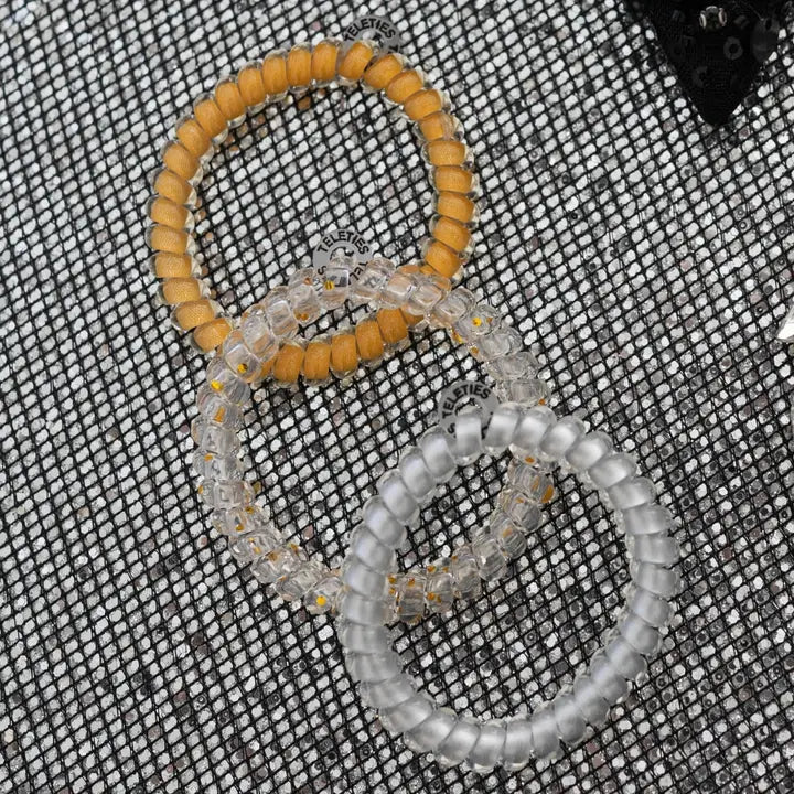 Teleties Spiral Hair Coils | Small | Starstruck Hair Ties