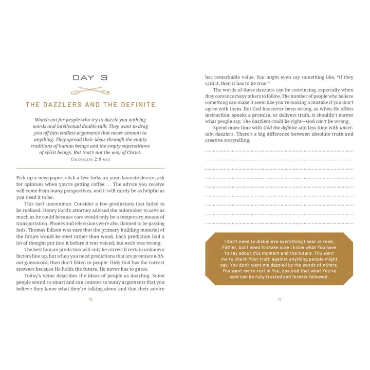 The 100-Day Devotional Journal For Men