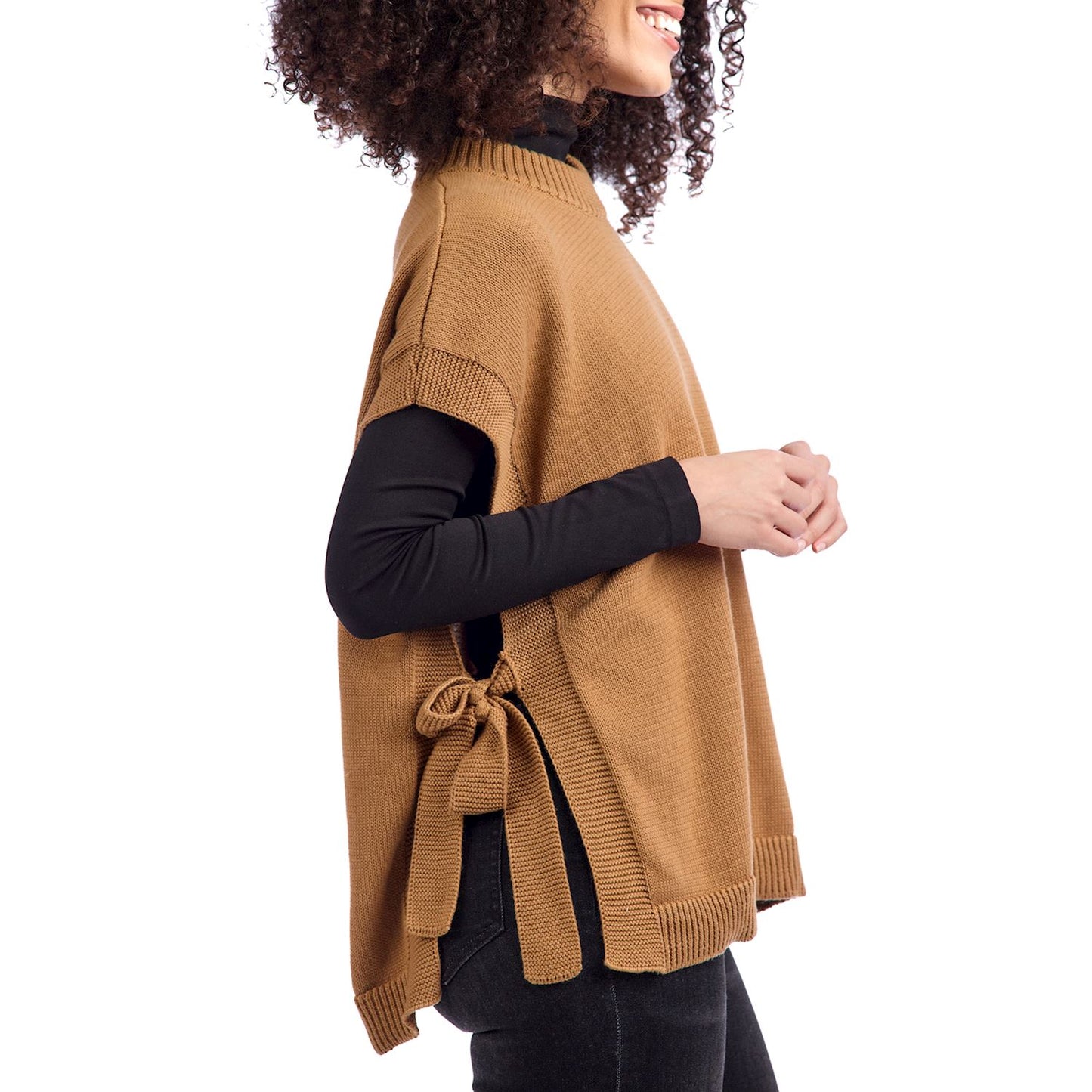 MUD PIE TYE SWEATER VEST-TN