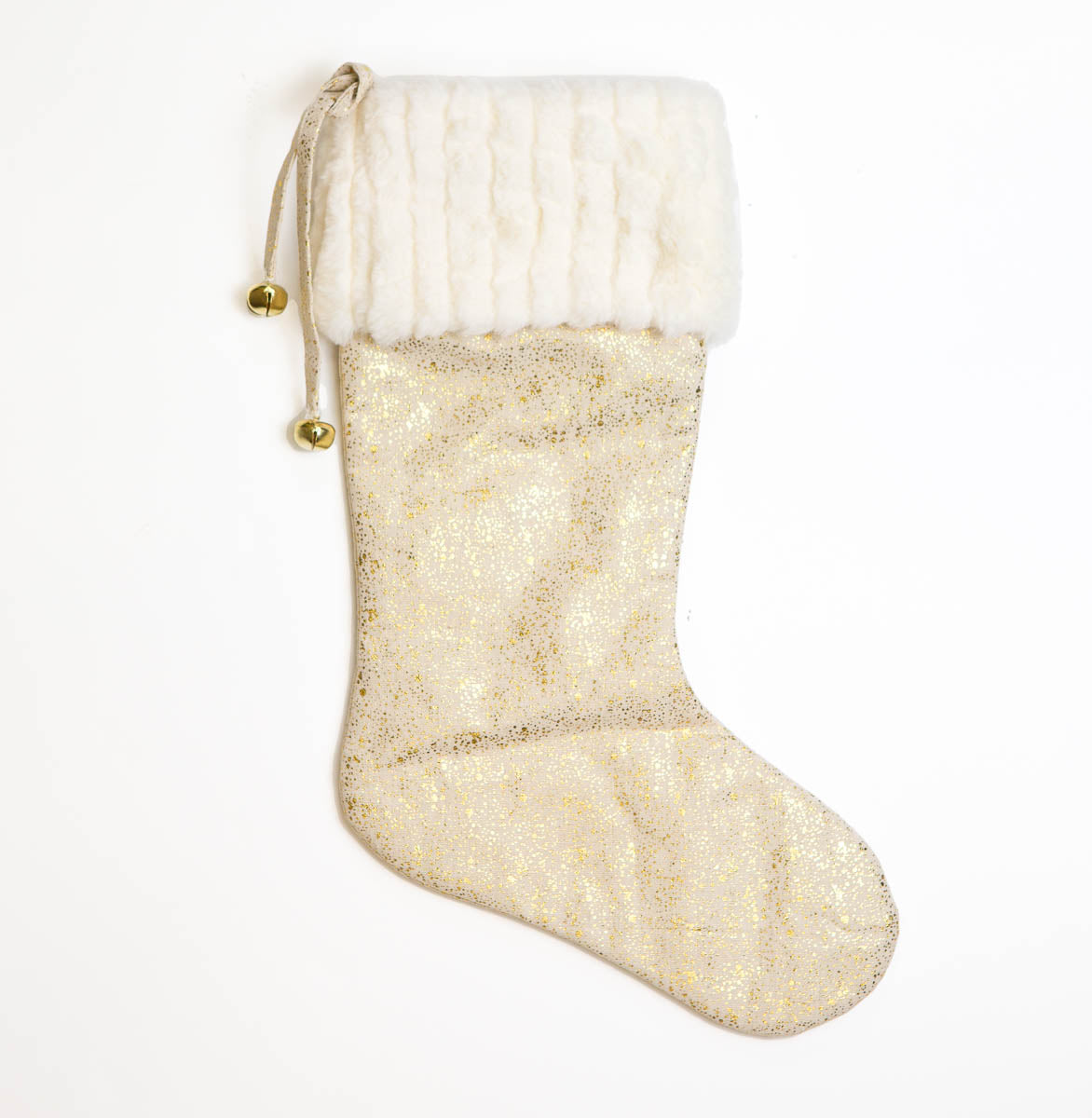 The Royal Standard Glimmer Jingle Fur Stocking
