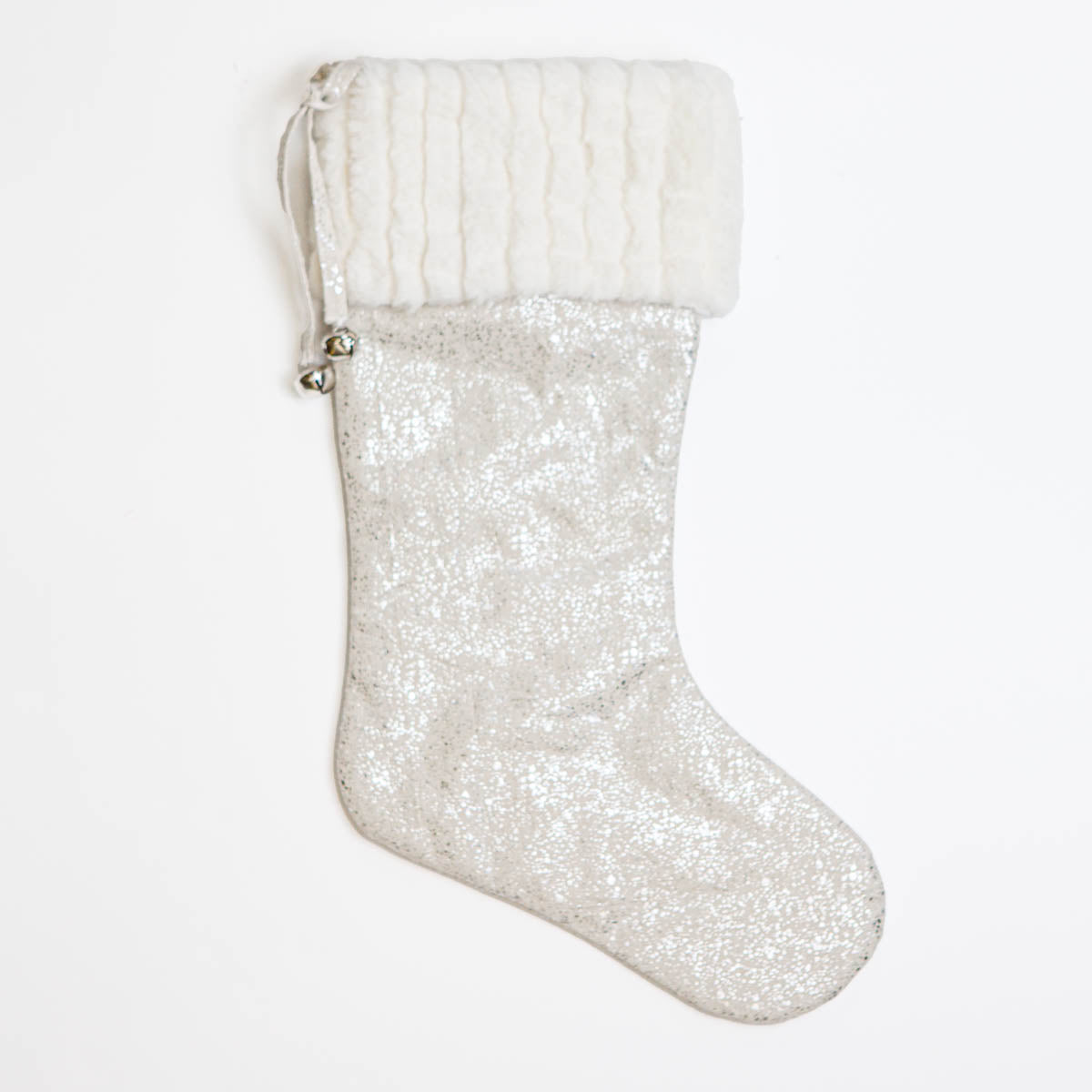 The Royal Standard Glimmer Jingle Fur Stocking