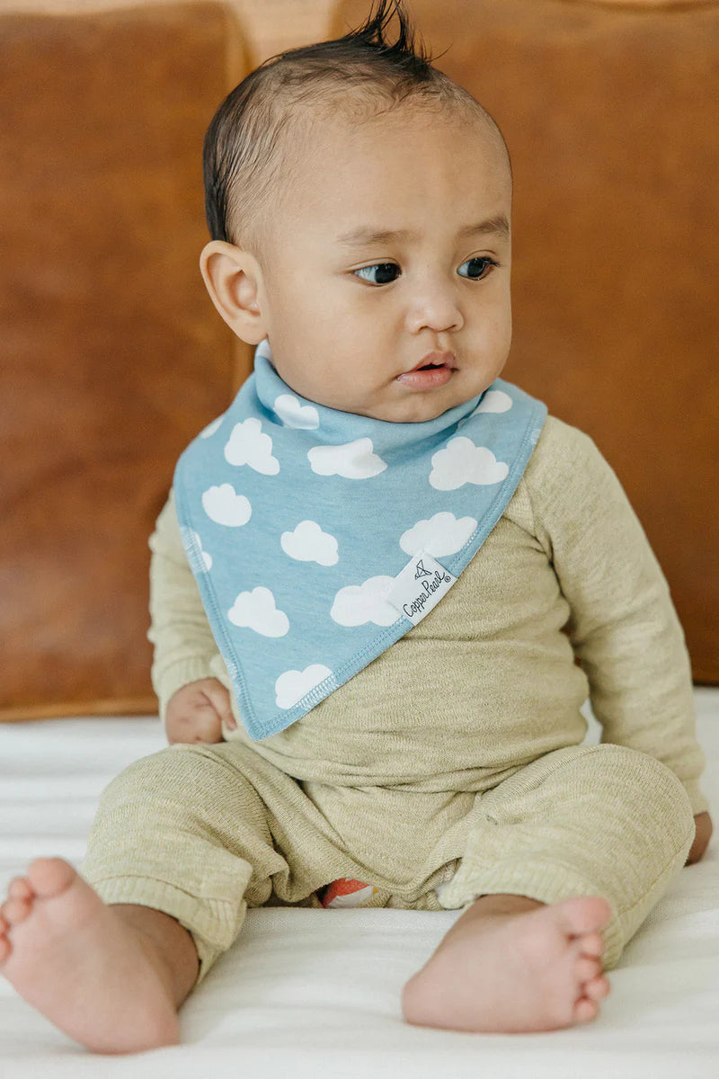 Copper Pearl Bandana Bibs, Farmstead