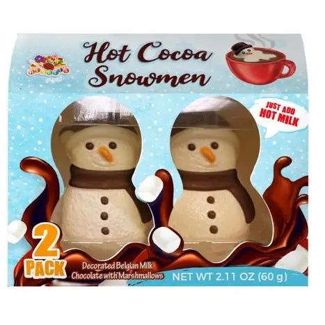 Grandpa Joe's Candy Shop Hot Cocoa Snowman Toppers