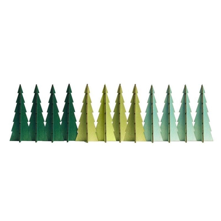 DESIGN IDEAS Tannenbaum tree (3 in.: set of 12)