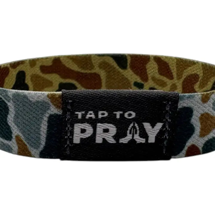 Versible Tap To Pray™ Wristbands - River Rock Camo Sahara and Copper