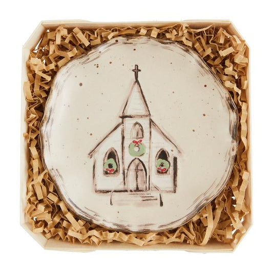 MUD PIE CHURCH TRINKET DISH