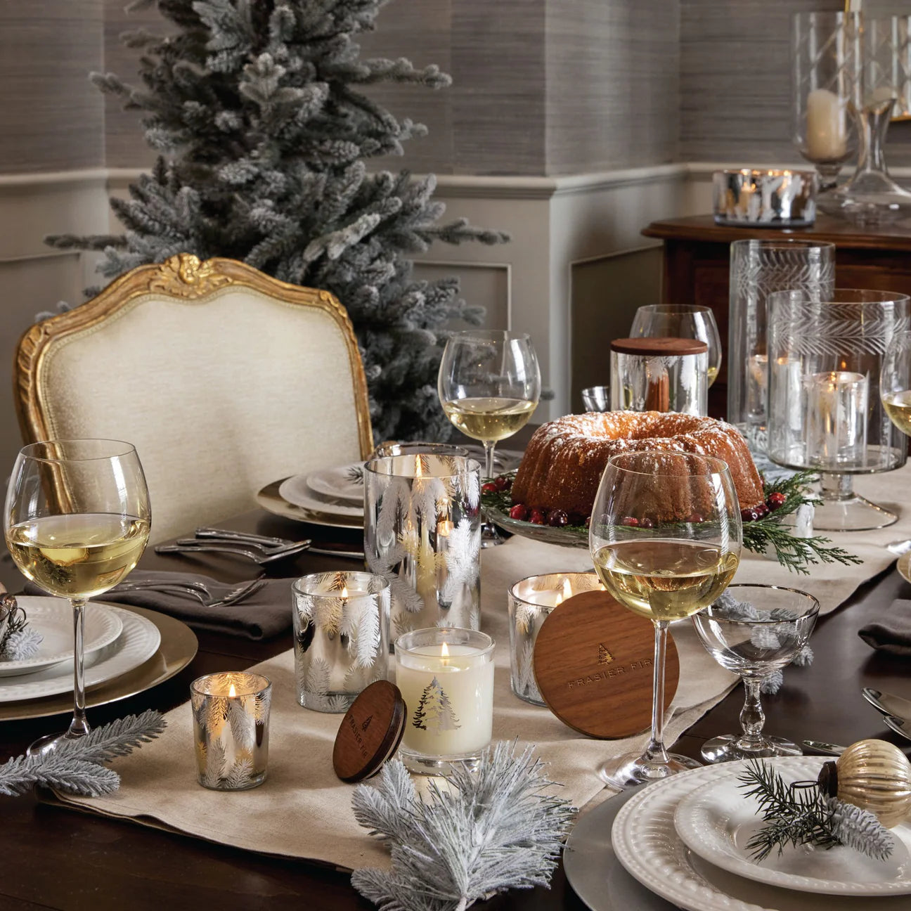 Thymes Frasier Fir Statement Poured Candle