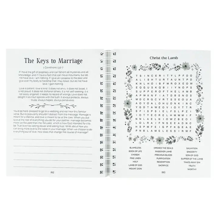 Devotional Puzzle Journal Religious God Puzzle Gift Book