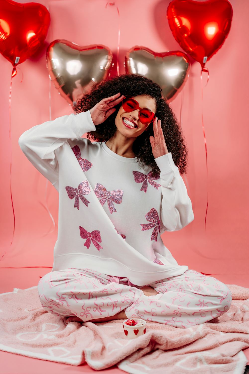 MUD PIE VALENTINE'S PAJAMA PANTS