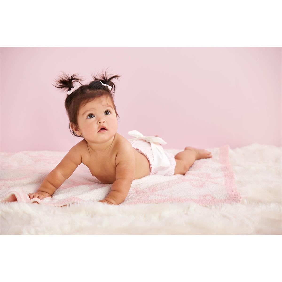 Mud Pie Bow Diaper Cover-Pink
