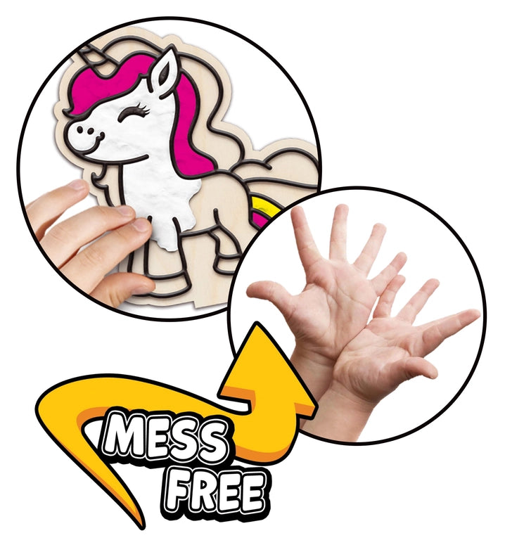 Splat Planet Unicorn Clay Colouring Kit