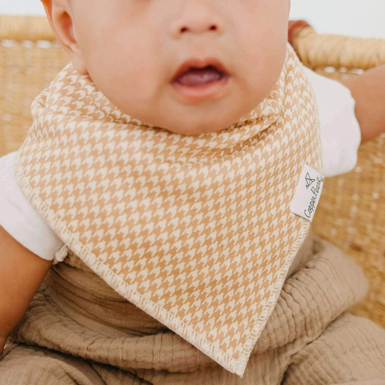 Copper Pearl Baby Bandana Bibs - Eden