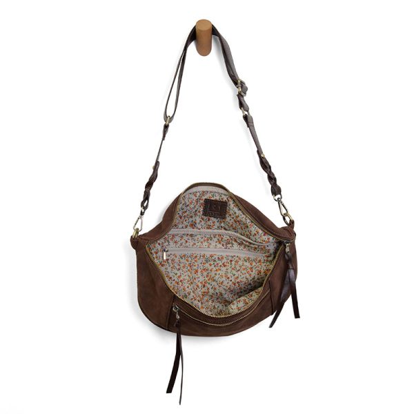 Joy Susan Faux Suede Sling-Pecan