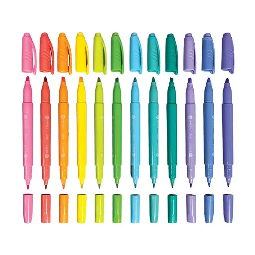 Ooly Pastel Hues Markers - Set of 12