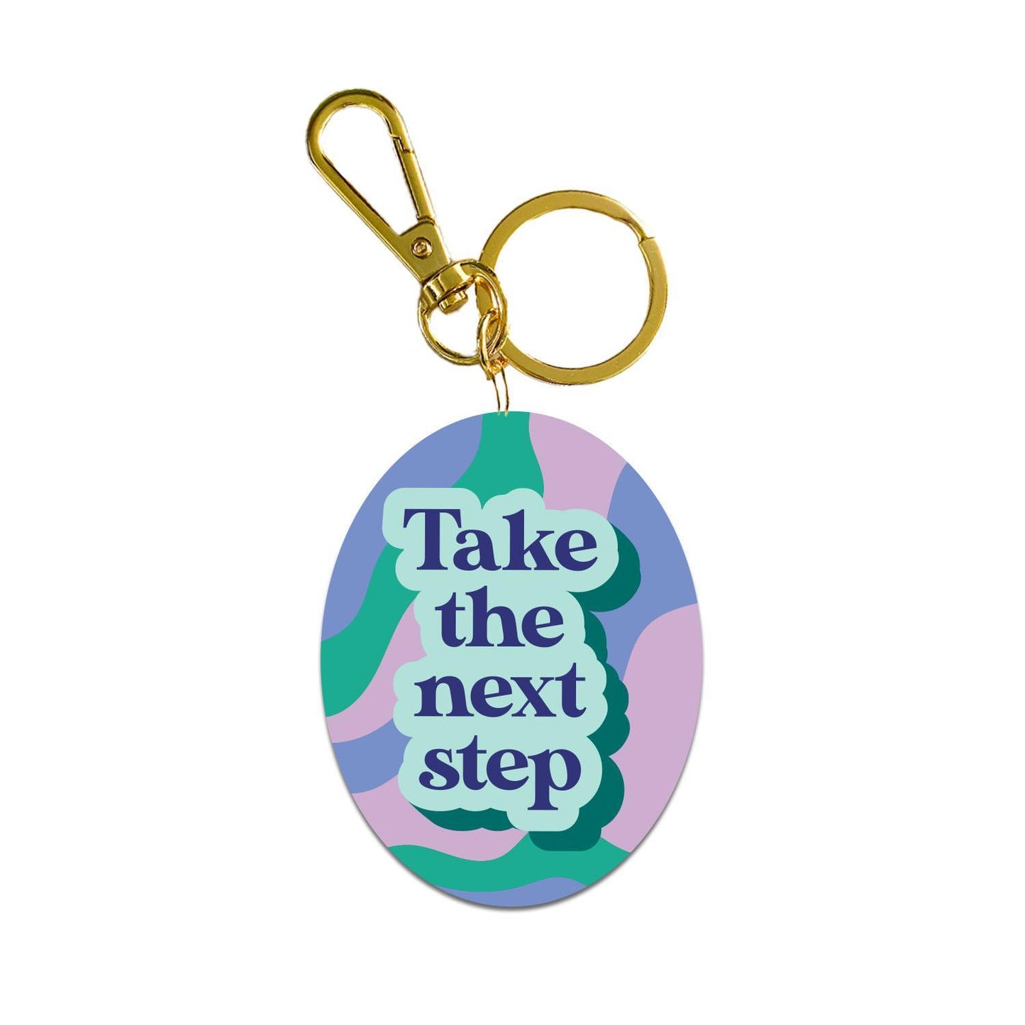 Mary Square Acrylic Keychain Take The Next Step