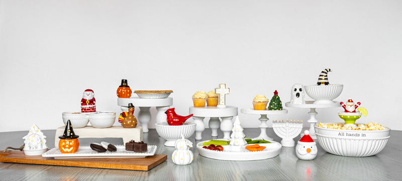 MUD PIE CARDINAL LIGHT-UP SITTER