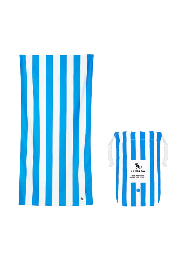 Dock & Bay Quick Dry Towels - Bondi Blue