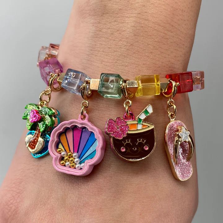 CHARM IT! Gold Shell Shaker Charm