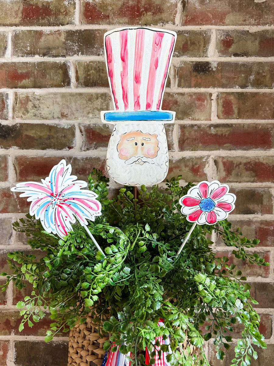 The Round Top Collection Rose Watercolor Uncle Sam