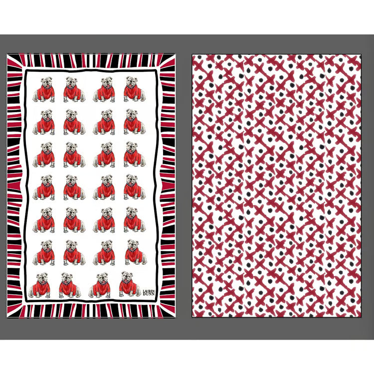 KEVA Game Day Bulldog Double Sided Tea Towel