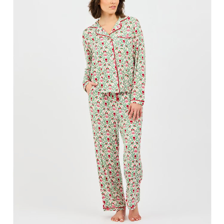 MARY SQUARE PJ Charlotte Trimmed with Joy