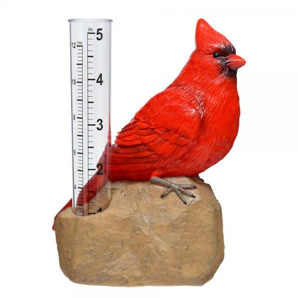 Gift Essentials Cardinal Rain Gauge